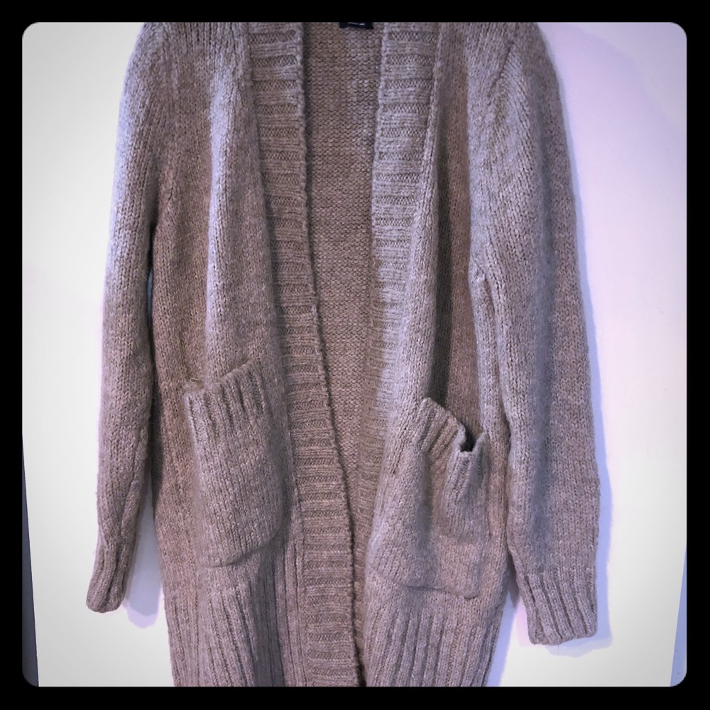Beautiful, cozy wool long cardigan.